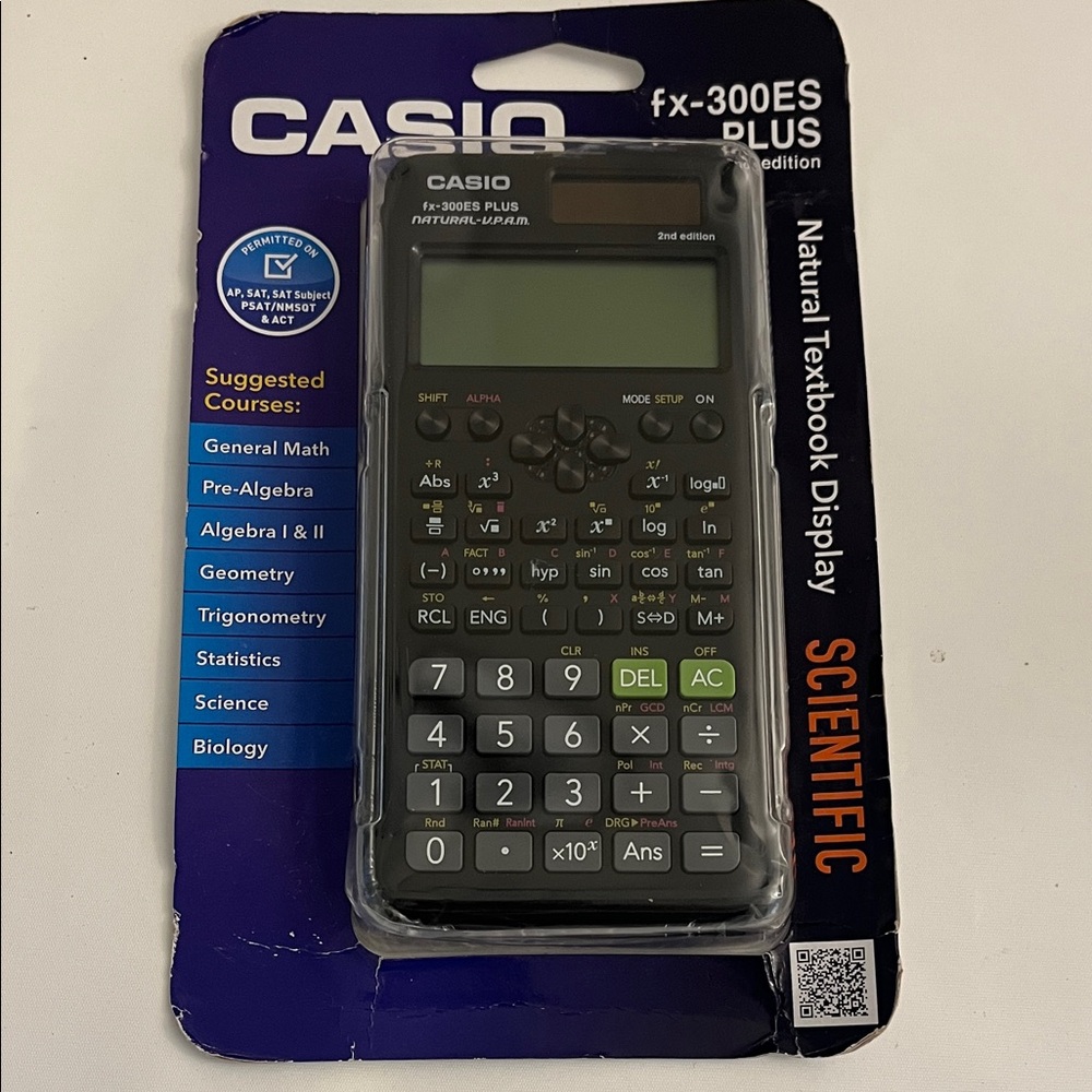 Casio fx-300ES Plus Black Scientific Calculator